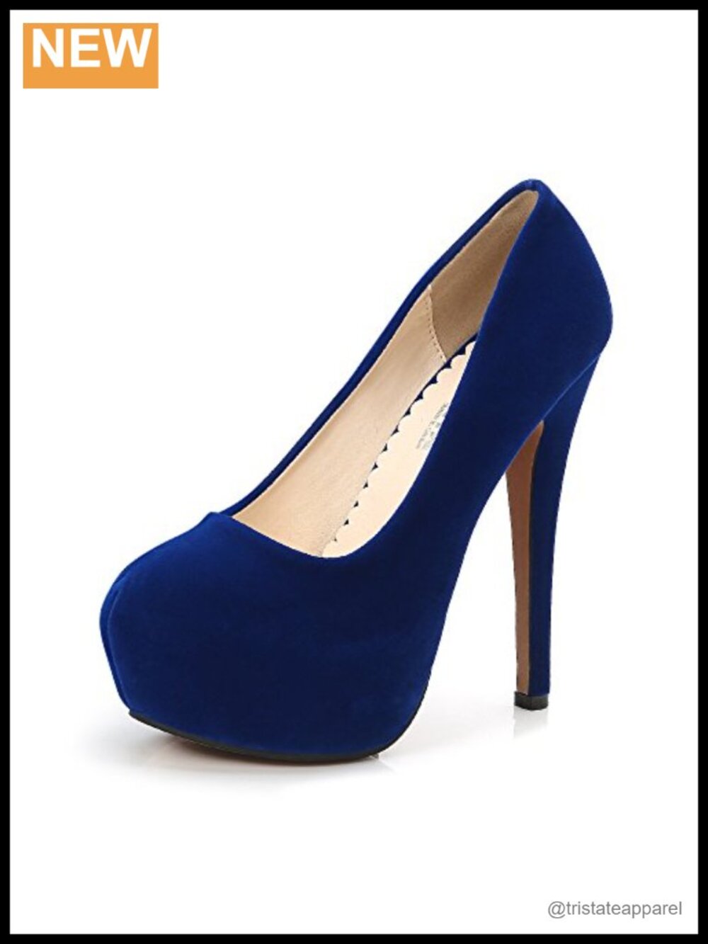 Women's Platform Stiletto Heels Round Toe Slip On Dress Pumps